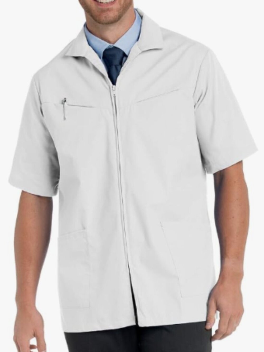 Landau 1140 Consultation Jacket Lab Coat - White